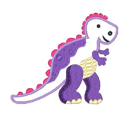 Dinosaur Applique 11107 Machine Embroidery Designs