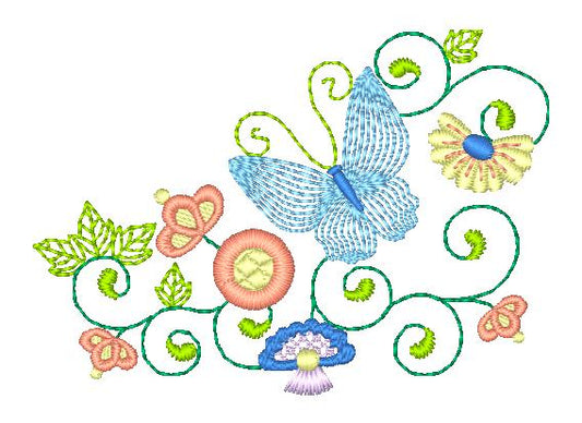 Cocktail Colors Butterflies ATWS-10284