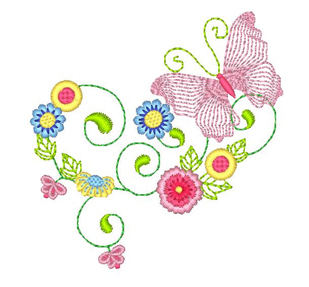 Cocktail Colors Butterflies ATWS-10284