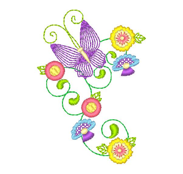 Cocktail Colors Butterflies ATWS-10284