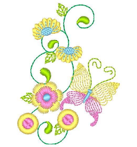 Cocktail Colors Butterflies ATWS-10284