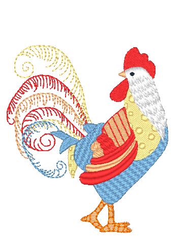 Curly Roosters ATWS-10324