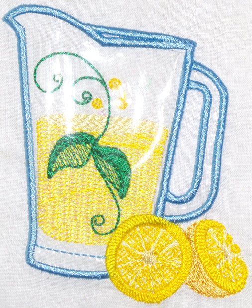 Lemonade Applique 11087 Machine Embroidery Designs