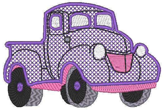 Cars-Cross Stitch fill Machine Embroidery Designs 10616