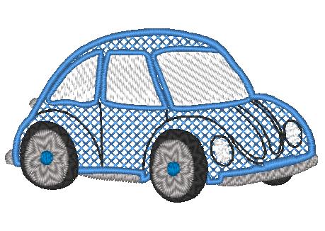 Cars-Cross Stitch fill Machine Embroidery Designs 10616