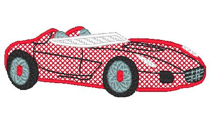 Cars-Cross Stitch fill Machine Embroidery Designs 10616