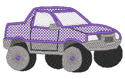 Cars-Cross Stitch fill Machine Embroidery Designs 10616