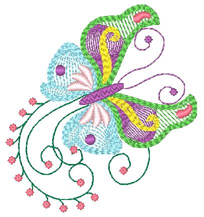 Freedom Butterflies-BEC 11523 Machine Embroidery Designs