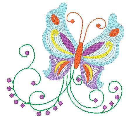Freedom Butterflies-BEC 11523 Machine Embroidery Designs