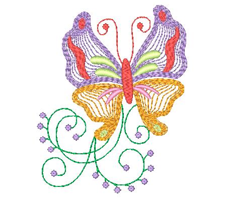 Freedom Butterflies-BEC 11523 Machine Embroidery Designs