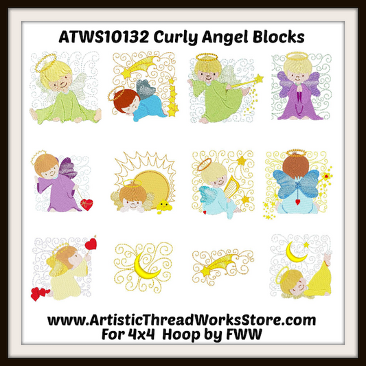 Curly Angel Blocks ATWS-10132