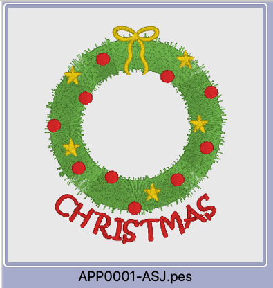 84 "Thoughts Of Christmas" Machine Embroidery Designs # 10500