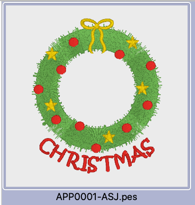 84 "Thoughts Of Christmas" Machine Embroidery Designs # 10500