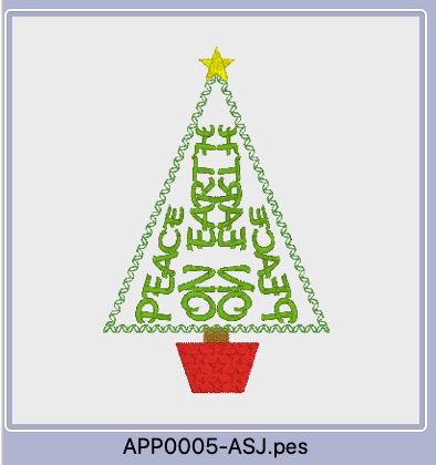 84 "Thoughts Of Christmas" Machine Embroidery Designs # 10500