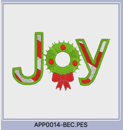 84 "Thoughts Of Christmas" Machine Embroidery Designs # 10500