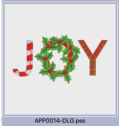 84 "Thoughts Of Christmas" Machine Embroidery Designs # 10500