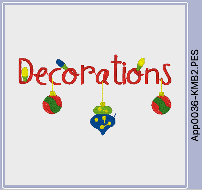 84 "Thoughts Of Christmas" Machine Embroidery Designs # 10500