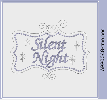 84 "Thoughts Of Christmas" Machine Embroidery Designs # 10500