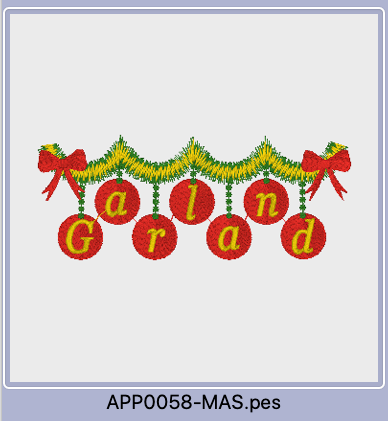 84 "Thoughts Of Christmas" Machine Embroidery Designs # 10500