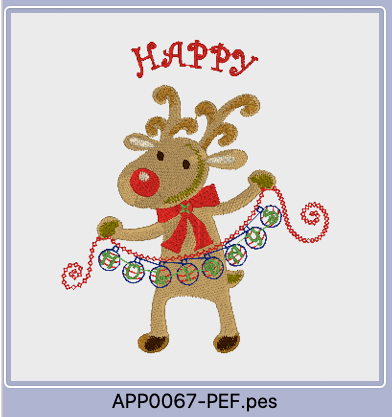 84 "Thoughts Of Christmas" Machine Embroidery Designs # 10500