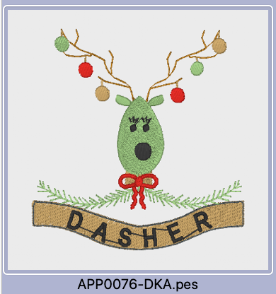 84 "Thoughts Of Christmas" Machine Embroidery Designs # 10500