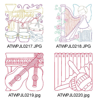 Musical Instrument Blocks  [4x4]  ATWS-10093