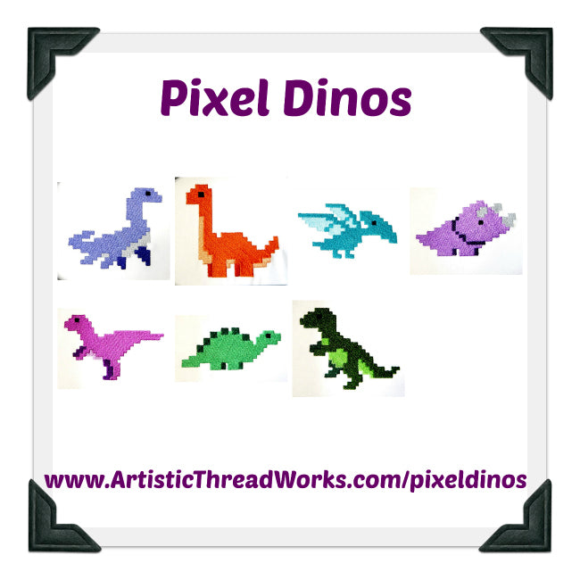 Pixel Dinos  [4x4]  ATWS-10102