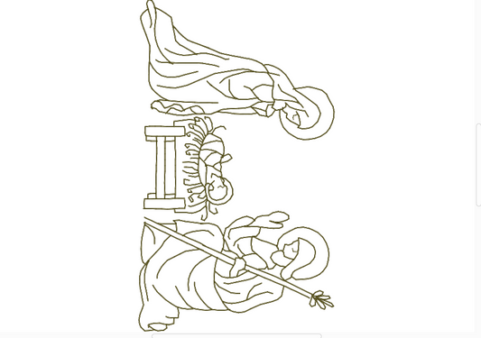 O Holy Night [4x4] and [5x7] # 10857