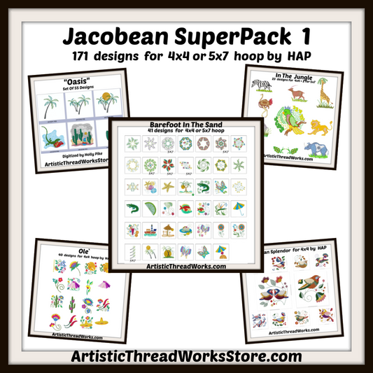 Jacobean SuperPack [171 Designs] for [4x4] & [5x7] #  11520