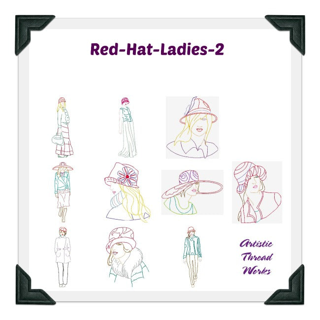 Red Hat Ladies II  [5x7]  ATWS-10026