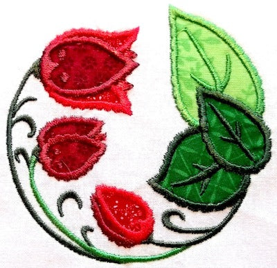 Deco Tulips Applique [4x4] 11105 Machine Embroidery Designs