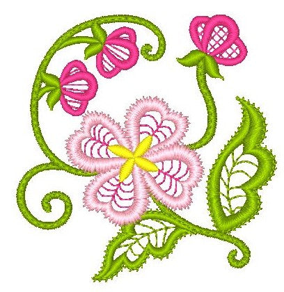 Flowers Pure Lace [4x4] 11287 Machine Embroidery Designs