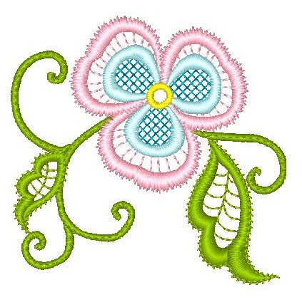Flowers Pure Lace [4x4] 11287 Machine Embroidery Designs