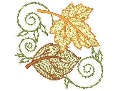 Jacobean Leave Blocks [4x4] 10903 Machine Embroidery Designs ...