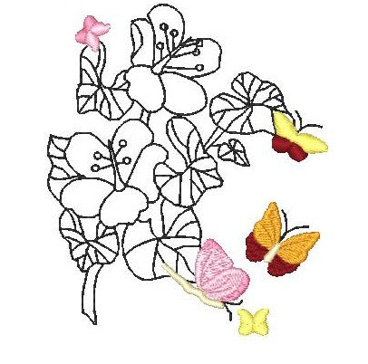 Fall Butterfly [4x4] 10917 Machine Embroidery Designs