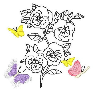 Fall Butterfly [4x4] 10917 Machine Embroidery Designs