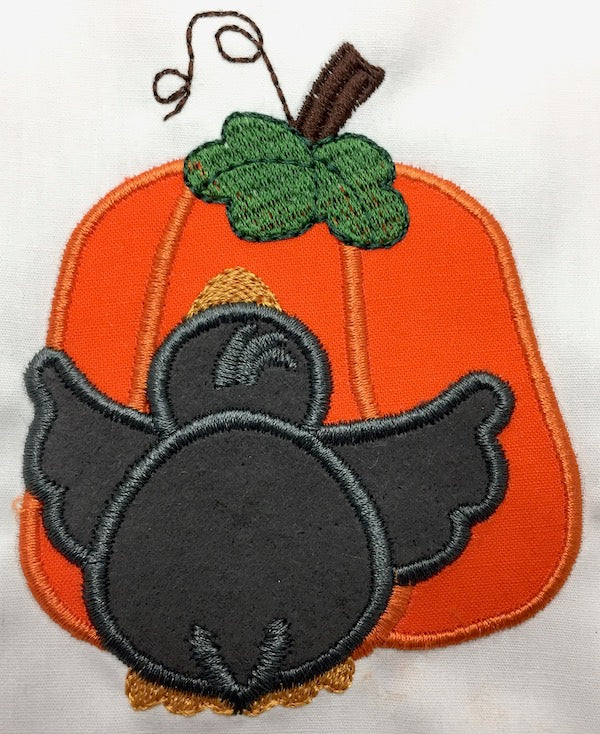 Raven Pumpkins Applique [4x4] 11638 Machine Embroidery Designs