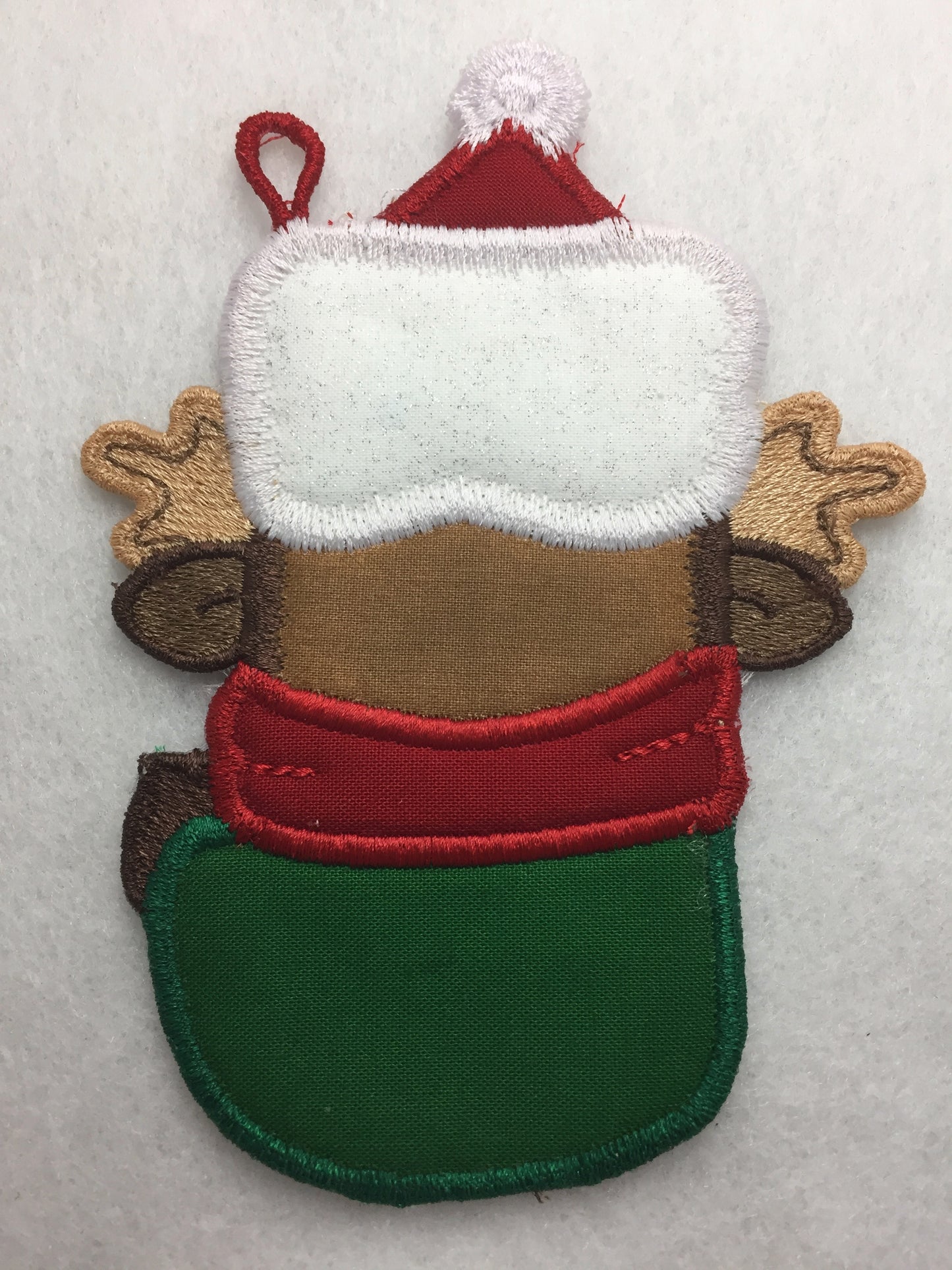 Applique Santa and Helper Stockings <br>[5"x7"] Hoop # 10394