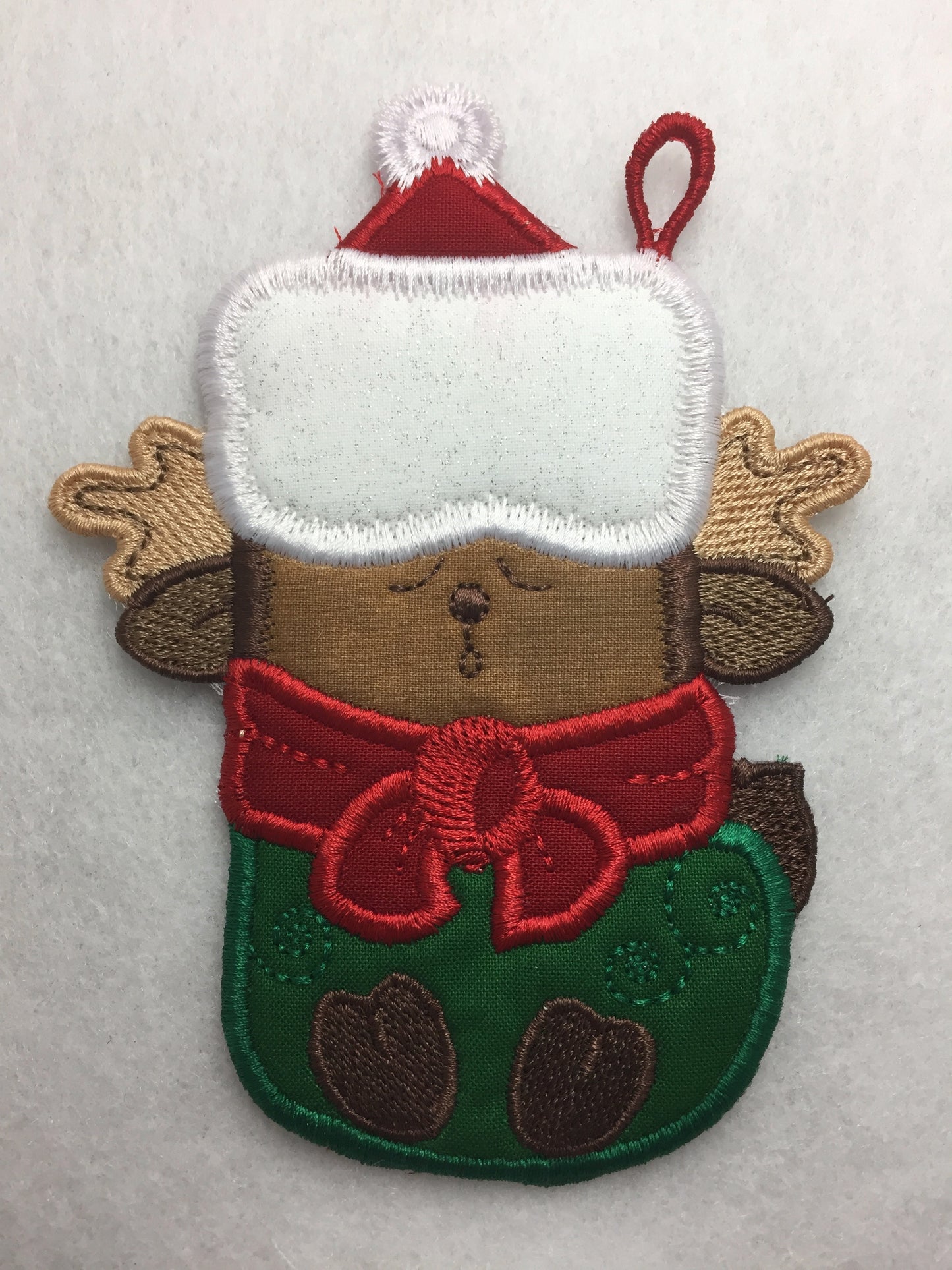 Applique Santa and Helper Stockings <br>[5"x7"] Hoop # 10394