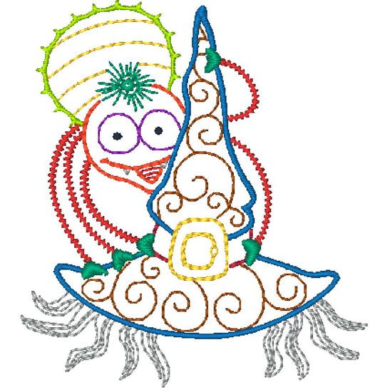 Funny Witch Hats [4x4] 10733 Machine Embroidery Designs