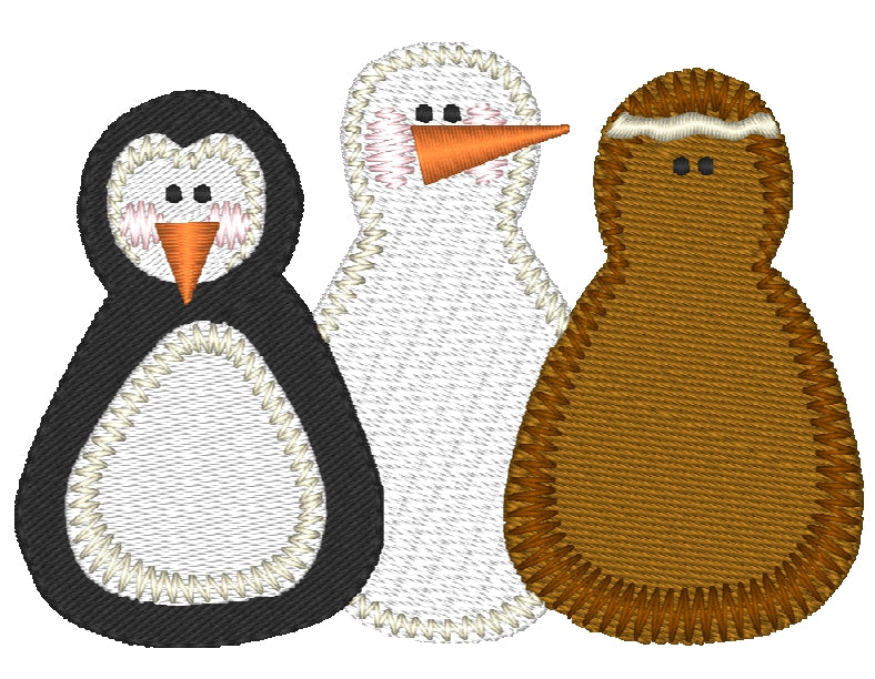 Winter Friends [4x4] 11696 Machine Embroidery Designs