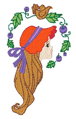 Thanksgiving-Sunbonnets [5x7] 10945 Machine Embroidery Designs