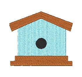 Autumn Birdhouses    [5x7] # 10659