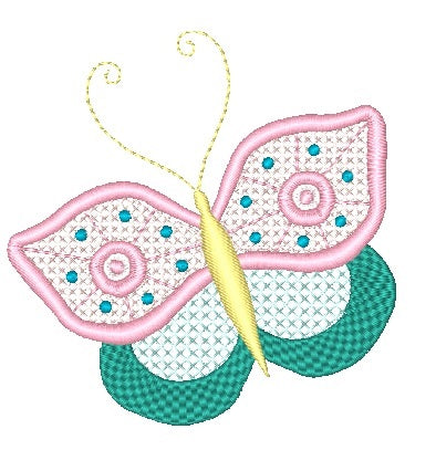 Colorlace Butterflies 11163 Machine Embroidery Designs