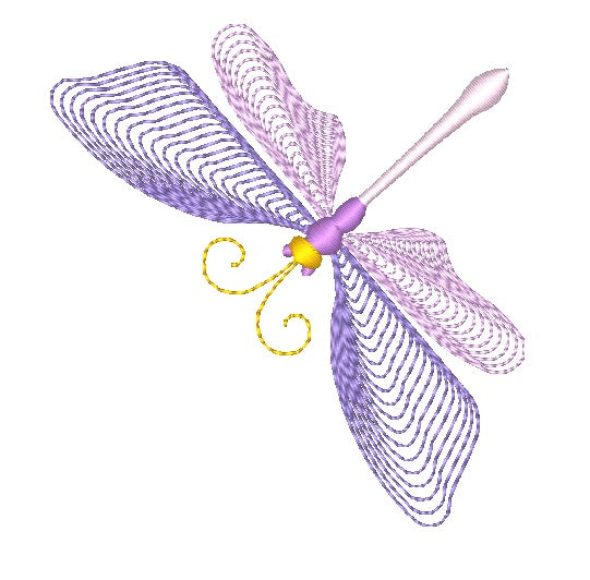 Darling Dragonfly [4x4] 11495 Machine Embroidery Designs