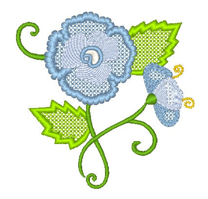 Colorlace Flowers FWW [4x4] 11568 Machine Embroidery Designs