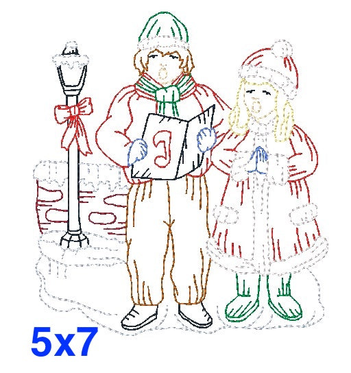 Vintage Christmas  [ mixed 4x4 & 5x7 ] # 10009