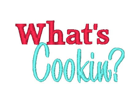 What's Cooking [4x4] 11306 Machine Embroidery Designs