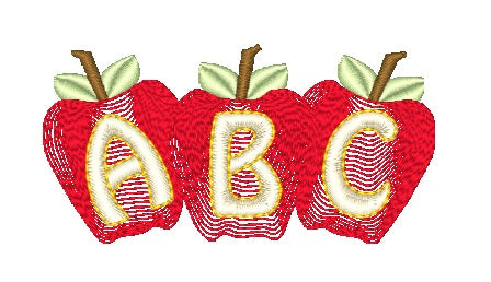Back to School [4x4] 11414 Machine Embroidery Designs