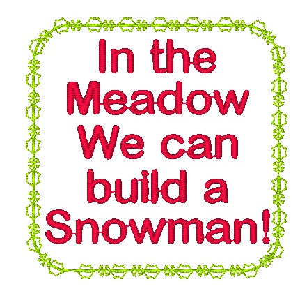 Frosty Nosed Christmas  [4x4] # 10428